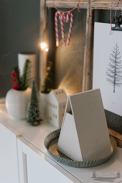 Create yourself a merry little christmas | DIY Idee Räucherhäuschen aus Holz